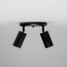 Mullan Lighting - MLCF132PCMBK - Two Light Flush Mount - Evanston - Powder-Coated Matte Black