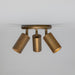 Mullan Lighting - MLCF133ANTBRS - Three Light Flush Mount - Evanston - Antique Brass
