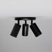 Mullan Lighting - MLCF133PCMBK - Three Light Flush Mount - Evanston - Powder-Coated Matte Black