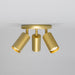 Mullan Lighting - MLCF133SATBRS - Three Light Flush Mount - Evanston - Satin Brass