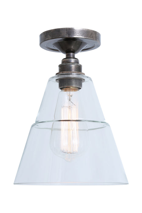 Mullan Lighting - MLCF15ANTSLV - One Light Flush Mount - Rigale - Antique Silver