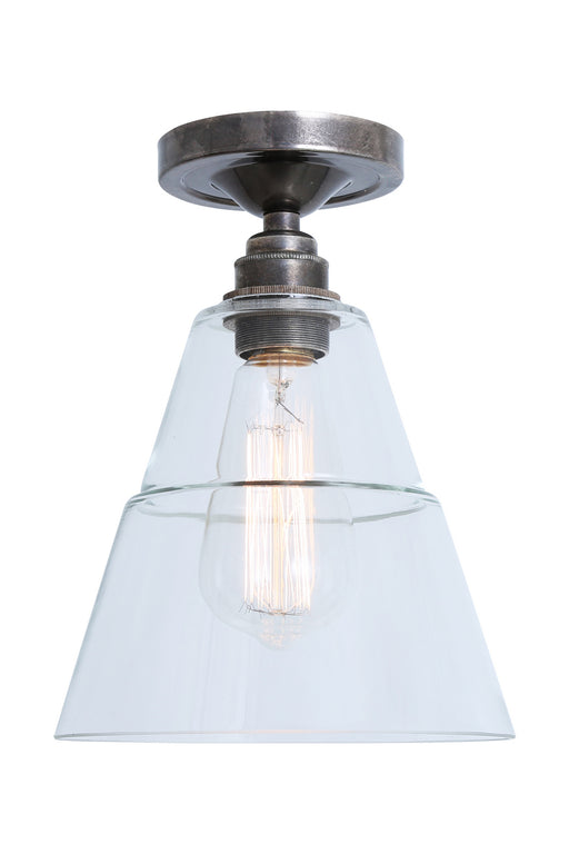 Mullan Lighting - MLCF15ANTSLV - One Light Flush Mount - Rigale - Antique Silver