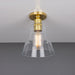 Mullan Lighting - MLCF15POLBRS - One Light Flush Mount - Rigale - Polished Brass