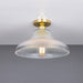 Mullan Lighting - MLCF18POLBRS - One Light Flush Mount - Mono - Polished Brass