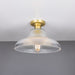 Mullan Lighting - MLCF18SATBRS - One Light Flush Mount - Mono - Satin Brass