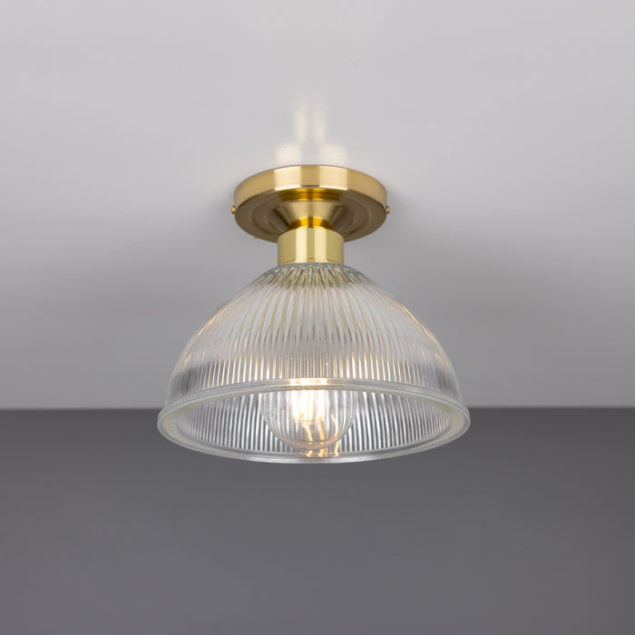 Mullan Lighting - MLCF19POLBRS - One Light Flush Mount - Erbil - Polished Brass