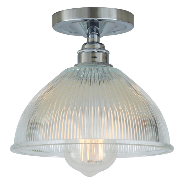 Mullan Lighting - MLCF19POLCHR - One Light Flush Mount - Erbil - Polished Chrome