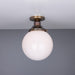 Mullan Lighting - MLCF28ANTBRS - One Light Flush Mount - Yerevan - Antique Brass