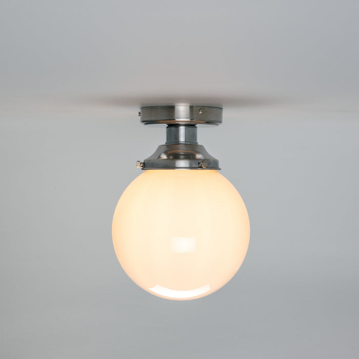 Mullan Lighting - MLCF28SATCHR - One Light Flush Mount - Yerevan - Satin Chrome