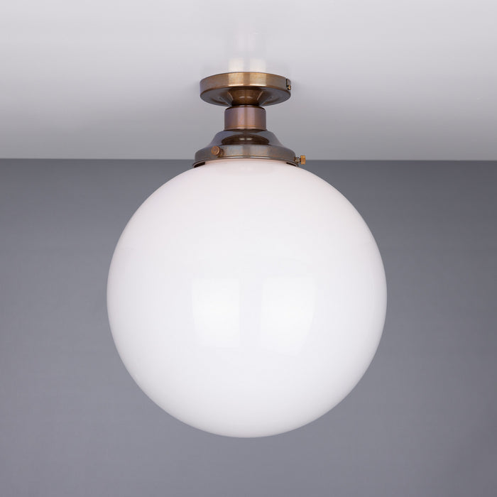 Mullan Lighting - MLCF30ANTBRS - One Light Flush Mount - Yerevan - Antique Brass