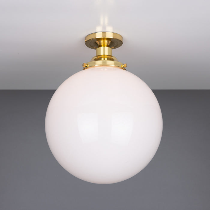 Mullan Lighting - MLCF30POLBRS - One Light Flush Mount - Yerevan - Polished Brass