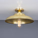 Mullan Lighting - MLCF31POLBRS - One Light Flush Mount - Telal - Polished Brass