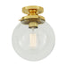 Mullan Lighting - MLCF33POLBRS - One Light Flush Mount - Riad - Polished Brass