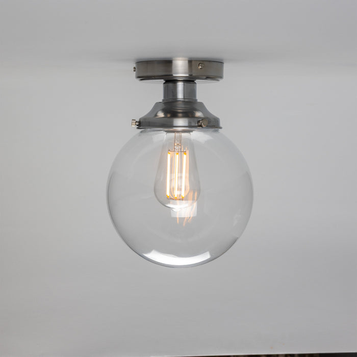 Mullan Lighting - MLCF33SATCHR - One Light Flush Mount - Riad - Satin Chrome