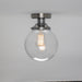 Mullan Lighting - MLCF33SATCHR - One Light Flush Mount - Riad - Satin Chrome