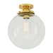 Mullan Lighting - MLCF34POLBRS - One Light Flush Mount - Riad - Polished Brass