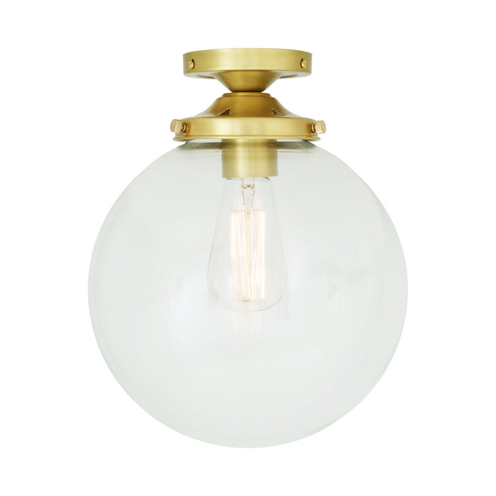 Mullan Lighting - MLCF34SATBRS - One Light Flush Mount - Riad - Satin Brass