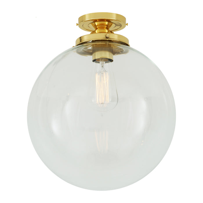 Mullan Lighting - MLCF35POLBRS - One Light Flush Mount - Riad - Polished Brass
