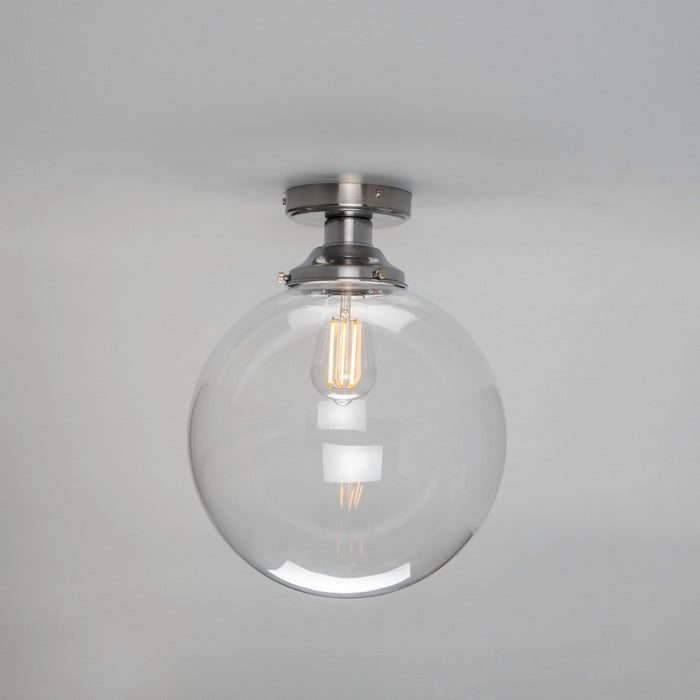 Mullan Lighting - MLCF35SATCHR - One Light Flush Mount - Riad - Satin Chrome