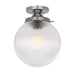 Mullan Lighting - MLCF37ANTSLV - One Light Flush Mount - Stanley - Antique Silver