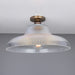 Mullan Lighting - MLCF39ANTBRS - One Light Flush Mount - Mono - Antique Brass