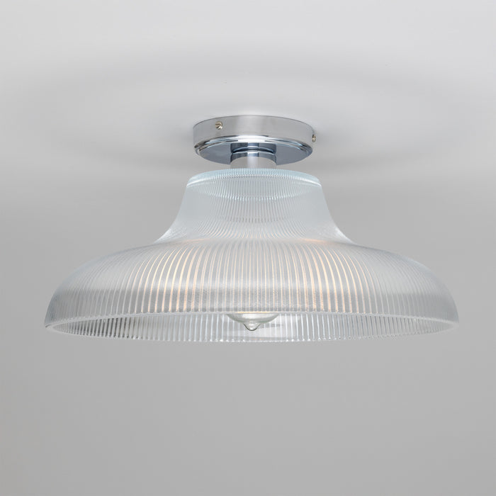 Mullan Lighting - MLCF39SATCHR - One Light Flush Mount - Mono - Satin Chrome