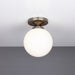 Mullan Lighting - MLCF40ANTBRS - One Light Flush Mount - Yaounde - Antique Brass