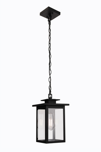 Rock Creek One Light Outdoor Pendant Textured Black