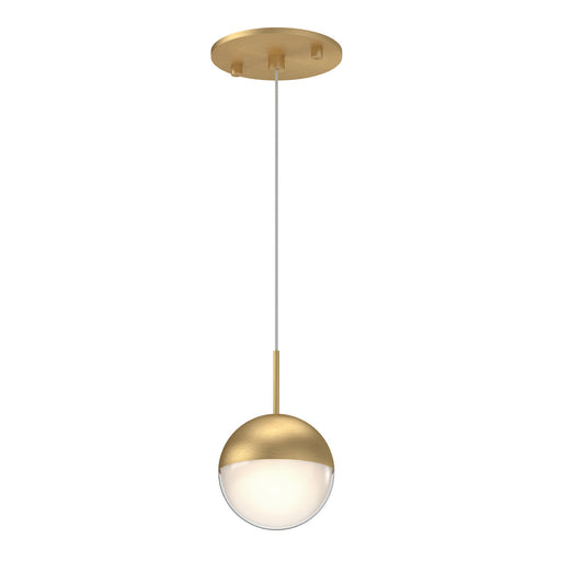 Pluto LED Pendant Brushed Gold