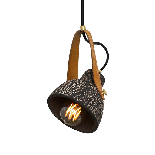 Pera One Light Pendant Satin Brass