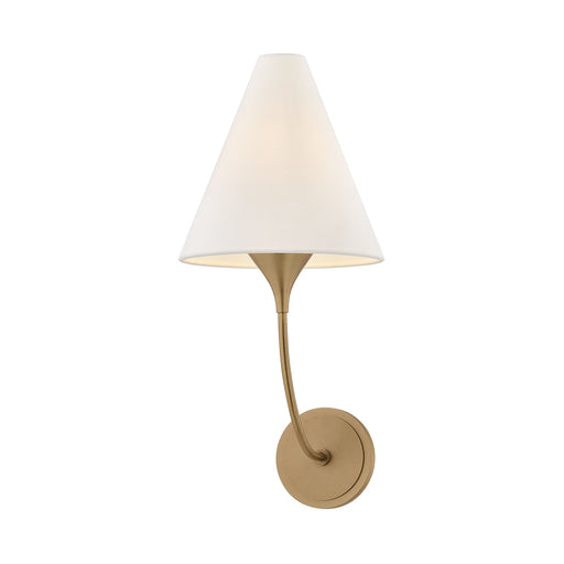 Evermore One Light Wall Sconce Patina Brass