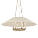 Troy Lighting - F1638-PBR - Six Light Chandelier - Archive - Patina Brass