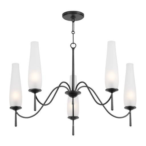 Legacy Five Light Chandelier Forged Iron