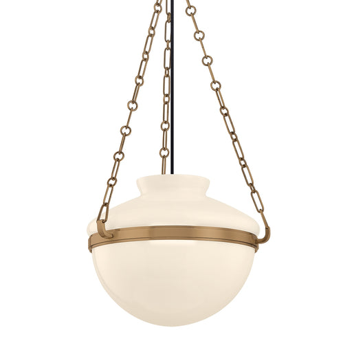 Paradigm One Light Pendant Patina Brass