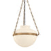 Troy Lighting - F5116-PBR - One Light Pendant - Paradigm - Patina Brass
