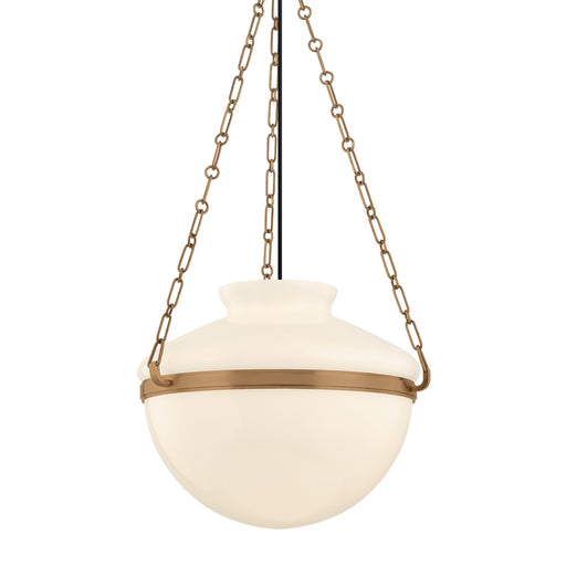 Paradigm One Light Pendant Patina Brass