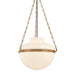 Troy Lighting - F5119-PBR - One Light Pendant - Paradigm - Patina Brass