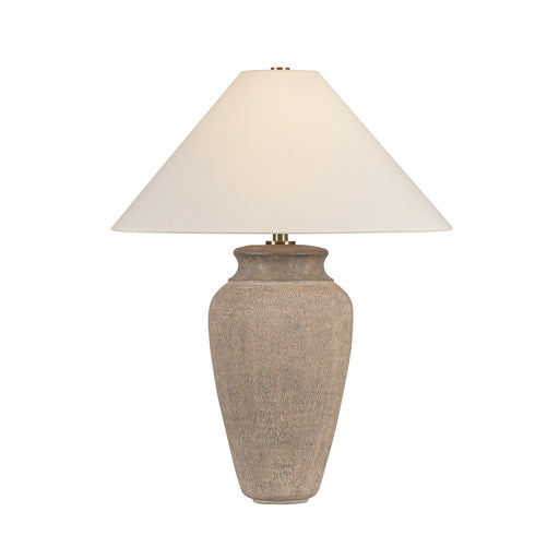 Vessel One Light Table Lamp Patina Brass
