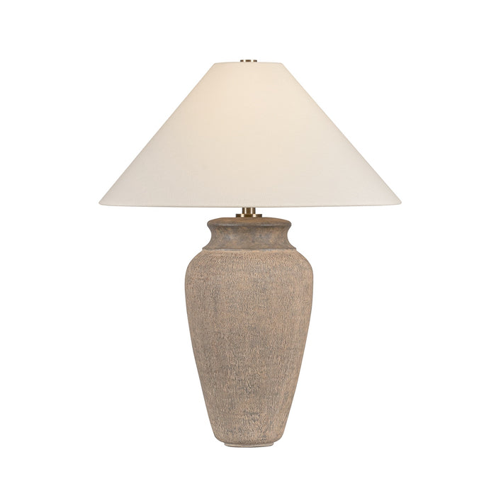 Troy Lighting - PTL1729-PBR/CTU - One Light Table Lamp - Vessel - Patina Brass