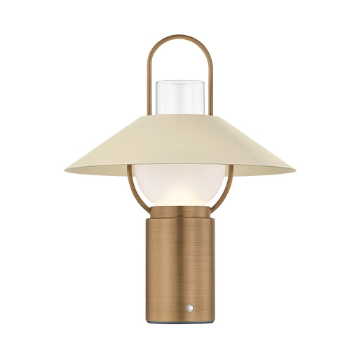 Kindle LED Table Lamp Patina Brass
