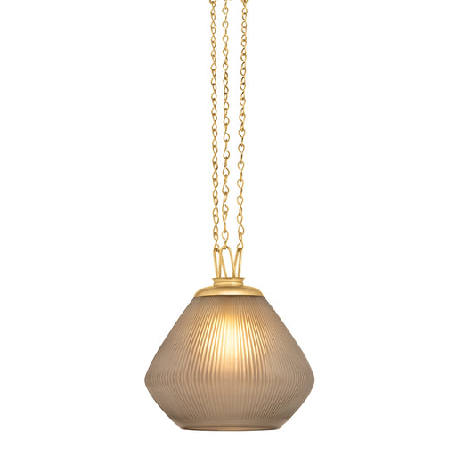 Saint Tropez One Light Pendant Vintage Brass