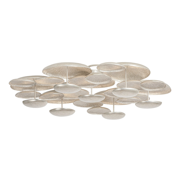 Corbett Lighting - 522-59-TWL - LED Semi Flush Mount - Fistral - Textured Warm Silver Leaf
