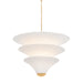 Corbett Lighting - 533-28-VGL - Two Light Chandelier - Belluno - Vintage Gold Leaf