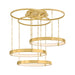 Corbett Lighting - 537-38-VPB - LED Chandelier - Chiasso - Vintage Polished Brass