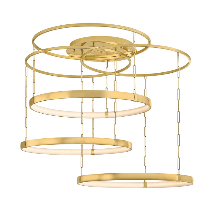 Corbett Lighting - 537-56-VPB - LED Chandelier - Chiasso - Vintage Polished Brass