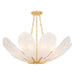 Corbett Lighting - 538-34-VGL - Nine Light Chandelier - Galena - Vintage Gold Leaf
