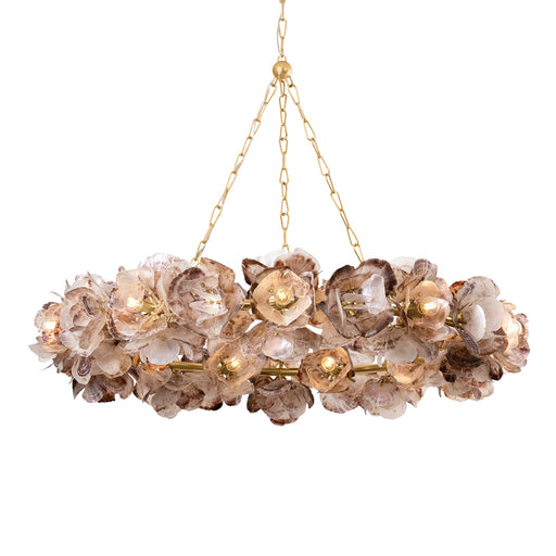 Galle 20 Light Chandelier Vintage Gold Leaf