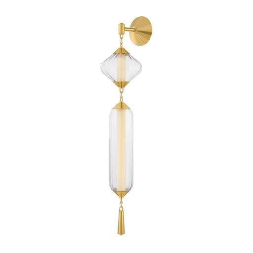 Fiorello LED Wall Sconce Vintage Polished Brass