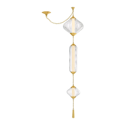 Fiorello LED Pendant Vintage Polished Brass
