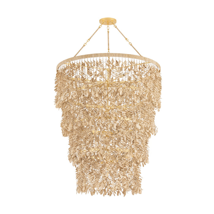 Corbett Lighting - 552-42-VGL - 18 Light Chandelier - Naxos - Vintage Gold Leaf